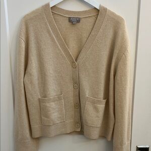 J. Crew Women's Oatmeal Cardigan Sweater
